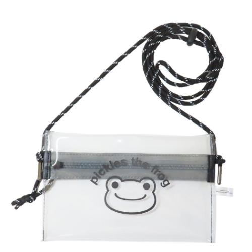 かえるのピクルス クリアサコッシュ ショルダーバッグ キャラクター always smile フェイス ナカジマ