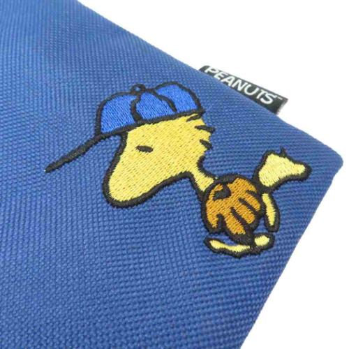 スヌーピー ファスナーサコッシュ ピーナッツ ショルダーバッグ キャラクター WS ベースボール ナカジマ