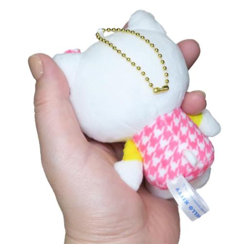 ミニぬいぐるみボールチェーン マスコット ハローキティ カオハナ PK