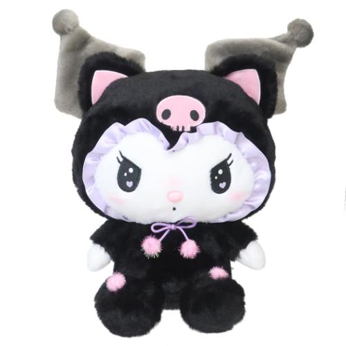 クロミ サンリオ キャラクター ぬいぐるみ プラッシュドール 黒ネコ M 爆買