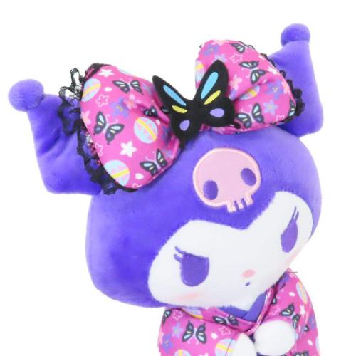 クロミ キャラクター ぬいぐるみ プラッシュドールS ちょうちょ着物