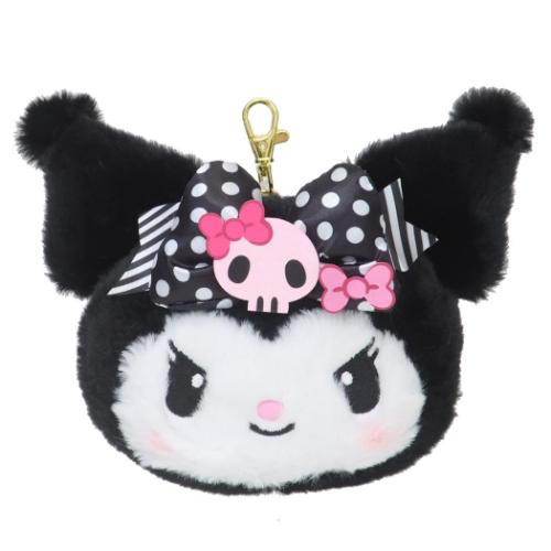 定期入れ フェイスパスケース ピンクブラックパーティ クロミ サンリオ ナカジマ ICカードケース キャラクター