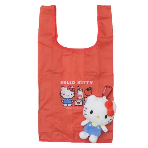 ハローキティ ショッピングバッグ ぬいぐるみエコバッグ
