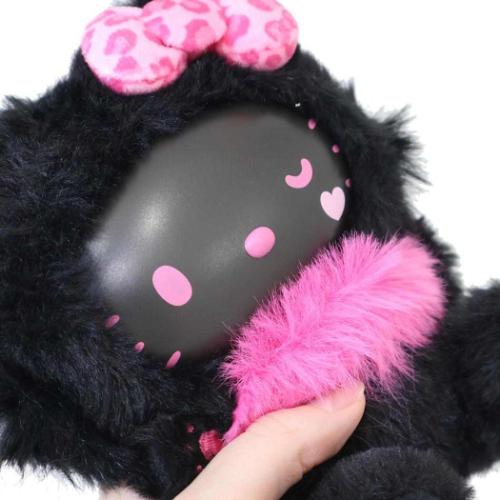 ハローキティ マスコット 丸カラビナマスコット ファインフェイスキャット BK サンリオ ナカジマ