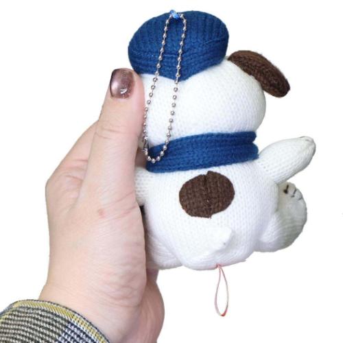 マスコット ミニぬいぐるみボールチェーン スヌーピー ニット マフラー