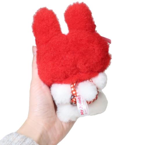 マイメロディ グッズ マスコット キャラクター カラビナマスコット 赤