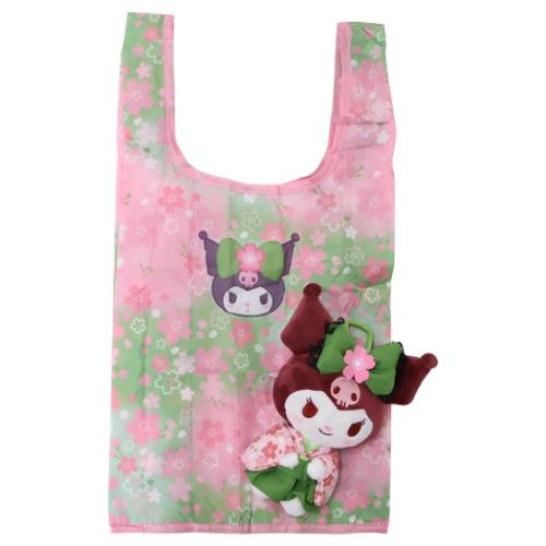 クロミ キャラクター エコバッグ ぬいぐるみエコバッグ 抹茶着物 サンリオ 爆買