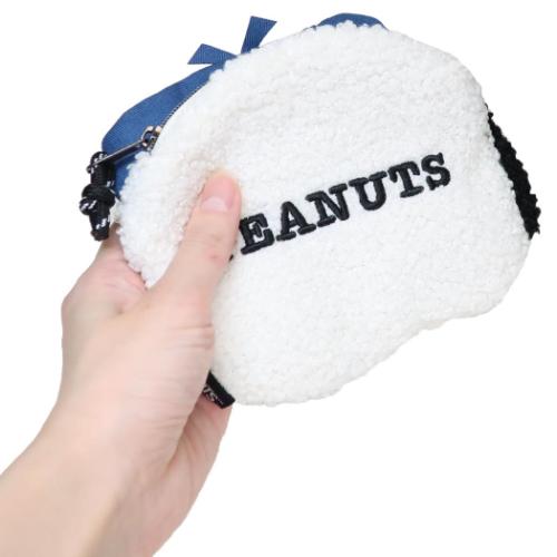 PEANUTS スヌーピー ミニポーチ ダイカットフェイスポーチ オラフ