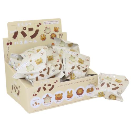 バスボール 全5種 24個入セット どうぶつパン 入浴剤 ノル