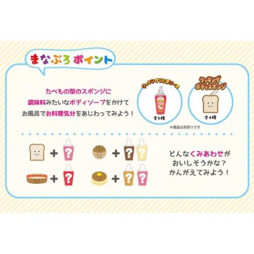 バス用品 まなぶろ クッキングボディスポンジ たこやき ノルコーポレーション