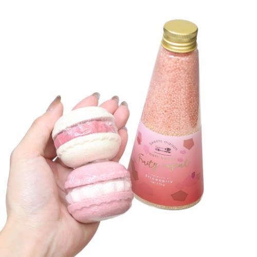 入浴剤 sweets maison スウィーツメゾン Bath beads＆macaron fizz 2p set ノルコーポレーション｜cinemacollection｜02