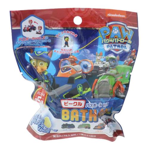 マスコットが飛び出る ビークル バスボール パウパトロール 入浴剤