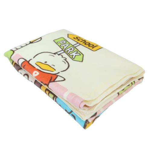 バスタオル はぴだんぶい プリントビッグタオル ニューレトロ サンリオ