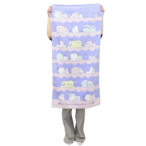 バスタオル サンリオキャラクターズ プリントビッグタオル サンリオ だらりんライフ 入園入学準備 幼稚園