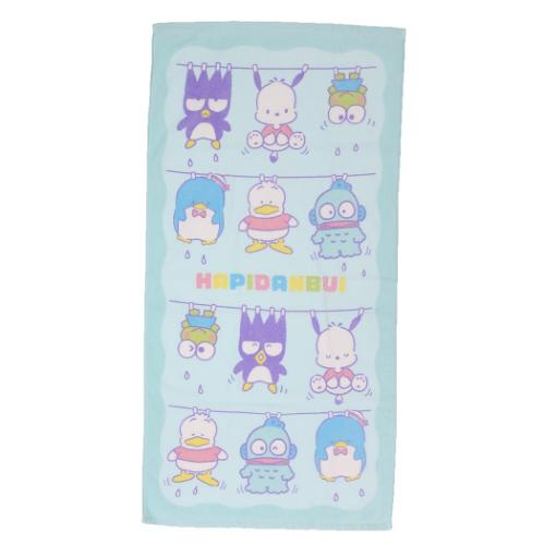 はぴだんぶい グッズ バスタオル サンリオ キャラクター プリント