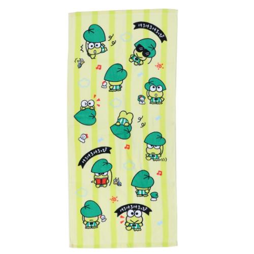 プリントロングタオル フェイスタオル サンリオ けろけろけろっぴ