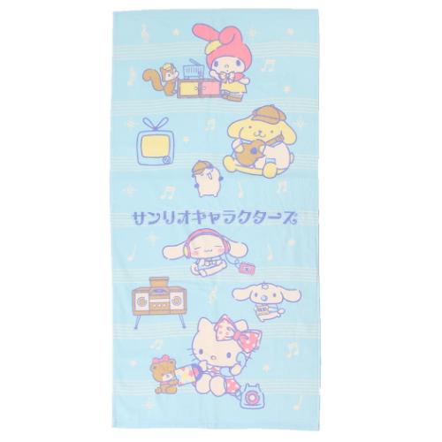 バスタオル サンリオキャラクターズ プリントビッグタオル サンリオ
