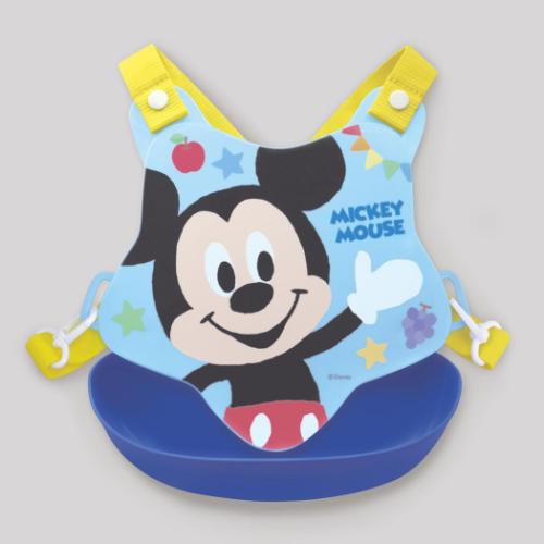 ミッキーマウス キャラクター ベビー用品 バッククロスエプロン Bキャラ ディズニー グッズ