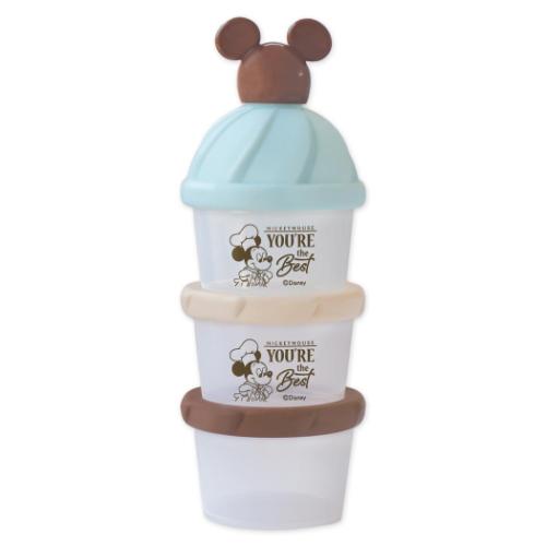 ミッキーマウス グッズ ベビー用品 キャラクター 粉ミルクケース ミント