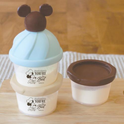 ミッキーマウス グッズ ベビー用品 キャラクター 粉ミルクケース ミント