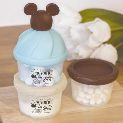 ミッキーマウス グッズ ベビー用品 キャラクター 粉ミルクケース ミント
