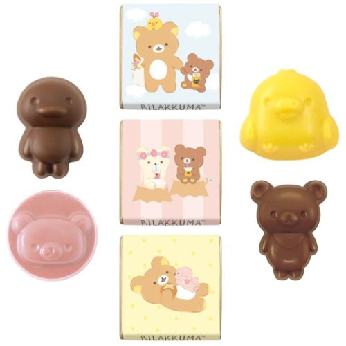 ラウンド缶 ホワイトデー お菓子 リラックマ サンエックス ハート バレンタイン お返し キャラクター