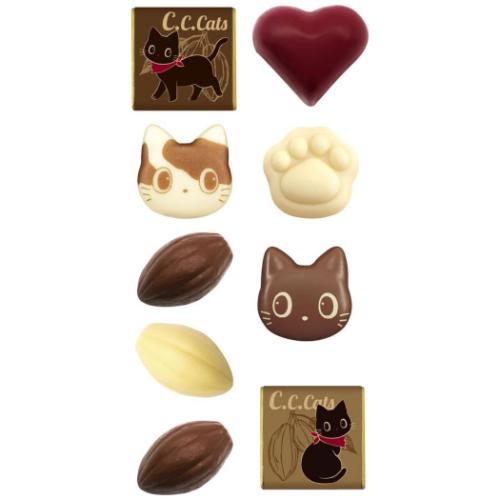 お菓子 チョコレート C.C.キャッツ アソートギフト バレンタイン ハート｜cinemacollection｜02