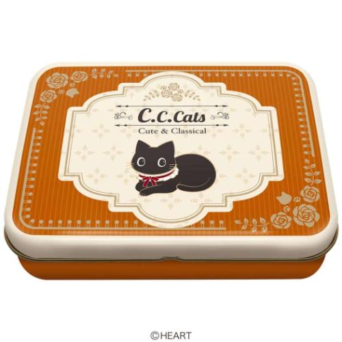 チョコギフト缶 C.C.キャッツ お菓子 チョコレート ハート