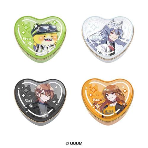 お菓子 チョコレート カラフルピーチ ハートシールチョコ シール1枚
