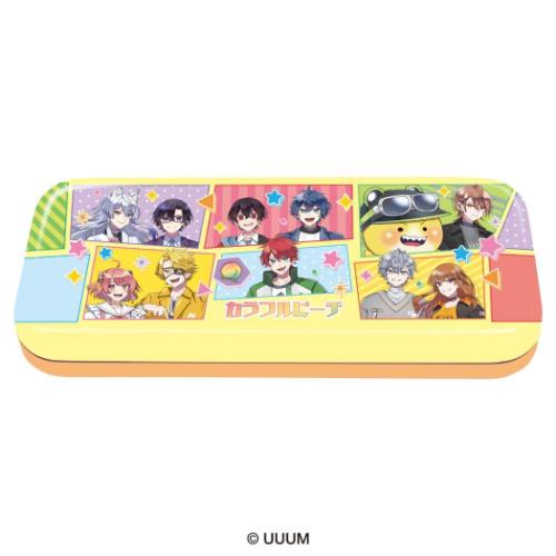 ラウンドワイド缶 カラフルピーチ お菓子 チョコレート ハート