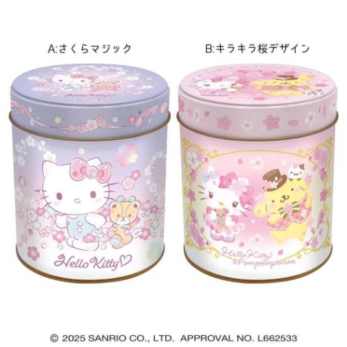 サークルクッキー缶 サンリオキャラクターズ ホワイトデー お菓子 Sanrio ハート