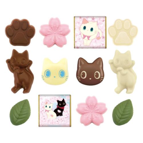 ホワイトデー お菓子 アソートBOX C.C.キャッツ ハート ねこ