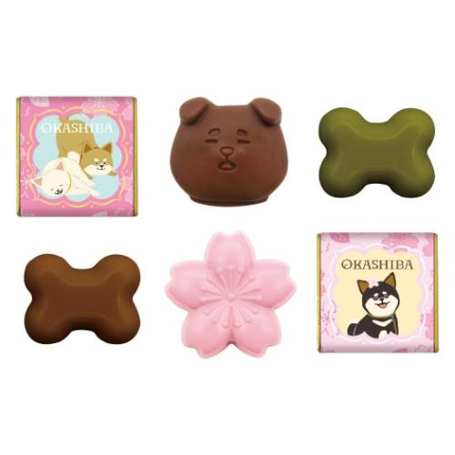 さくらアソートチョコ ホワイトデー お菓子 いぬ おかしば OKASHIBA ハート
