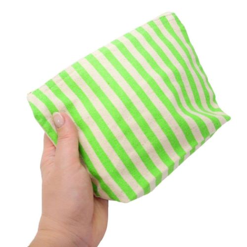 おえかきさん グッズ コスメポーチ かわいい POUCH マチ有り キャンバスポーチ あぼかどさんとまよさん