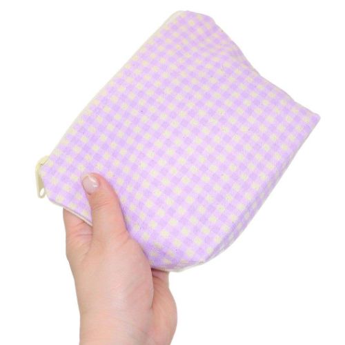 コスメポーチ POUCH マチ有り キャンバスポーチ たべる？ オクタニ 小物入れ 化粧ポーチ