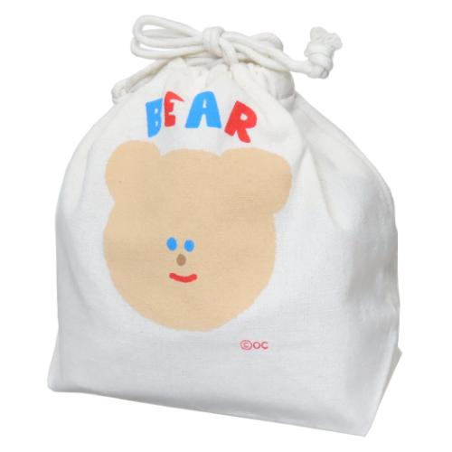 巾着袋 きんちゃくポーチ BEAR オクタニ 小物入れ