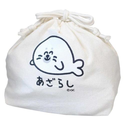 おえかきさん きんちゃくポーチ 巾着袋 キャラクター あざらしさん オクタニ