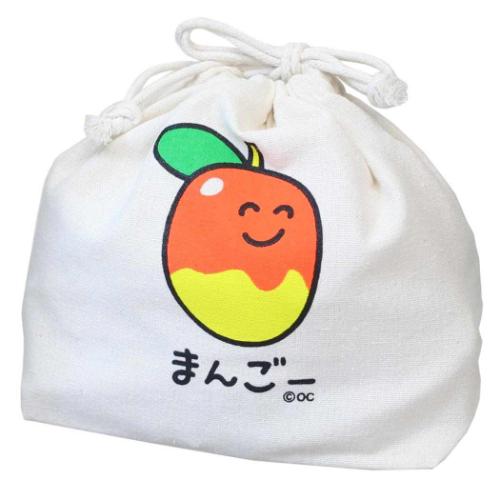 おえかきさん きんちゃくポーチ 巾着袋 まんごーさん キャラクター グッズ
