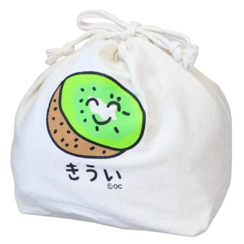 おえかきさん グッズ 巾着袋 キャラクター きんちゃくポーチ きういさん