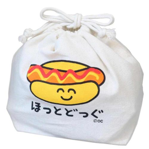 おえかきさん グッズ 巾着袋 キャラクター きんちゃくポーチ ほっとどっぐさん