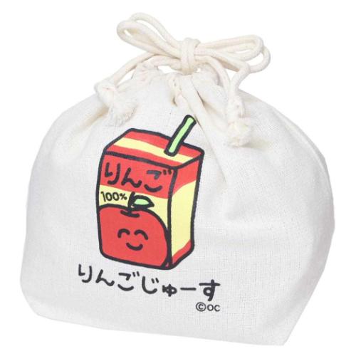 Yahoo! Yahoo!ショッピング(ヤフー ショッピング)おえかきさん グッズ 巾着袋 おもしろ雑貨 きんちゃく りんごじゅーすさん