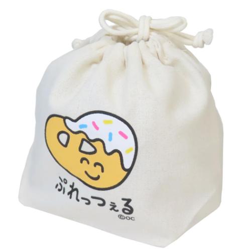 おえかきさん おもしろ雑貨 巾着袋 マチ付ききんちゃくポーチ ぷれっつぇるさん オクタニ