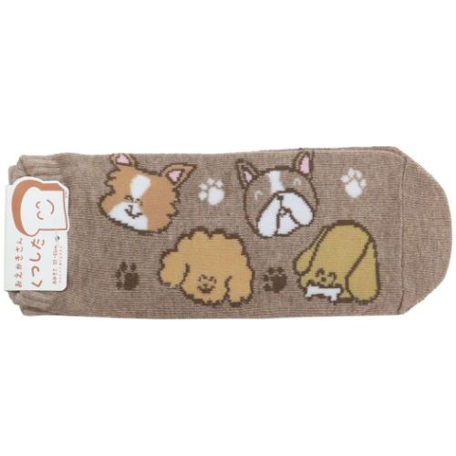 女性用靴下 レディースくるぶしソックス わんわんおえかきさん おえかきさん オクタニ 大人向け かわいい
