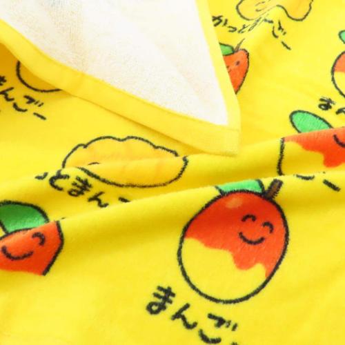 おえかきさん フェイスタオル プリントロングタオル まんごー