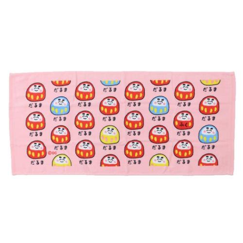 フェイスタオル TOWEL ロングタオル おえかきさん だるまさん