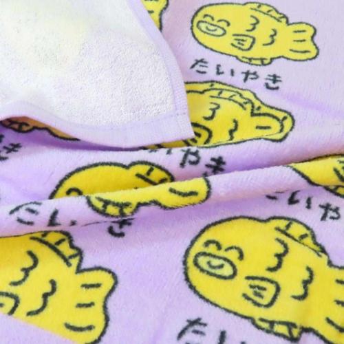 おえかきさん グッズ フェイスタオル 面白雑貨 プリントロングタオル