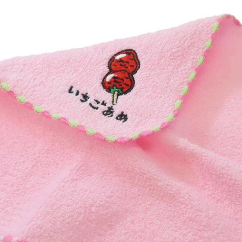 おえかきさん MINI TOWEL ミニタオル 汗拭きタオル いちごあめさん