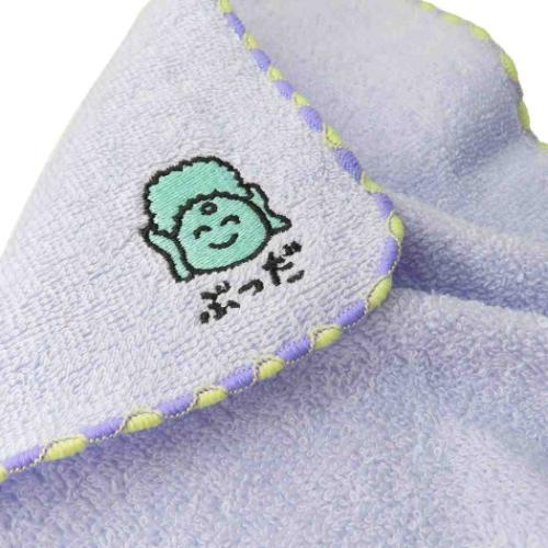 おえかきさん グッズ ミニタオル おもしろ雑貨 MINI TOWEL ワンポイント刺繍ハンカチタオル ぶっださん