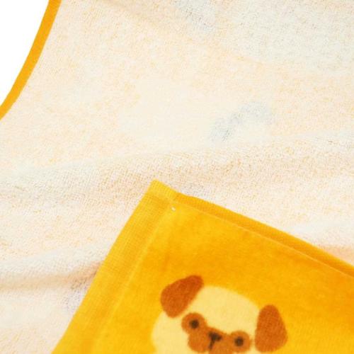 フェイスタオル DOKOINU？ プリントロングタオル ドコイヌ ピーナッツ オクタニ