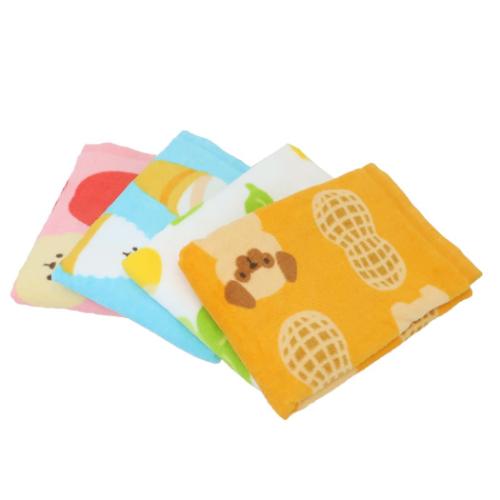 フェイスタオル DOKOINU？ プリントロングタオル ドコイヌ ピーナッツ オクタニ
